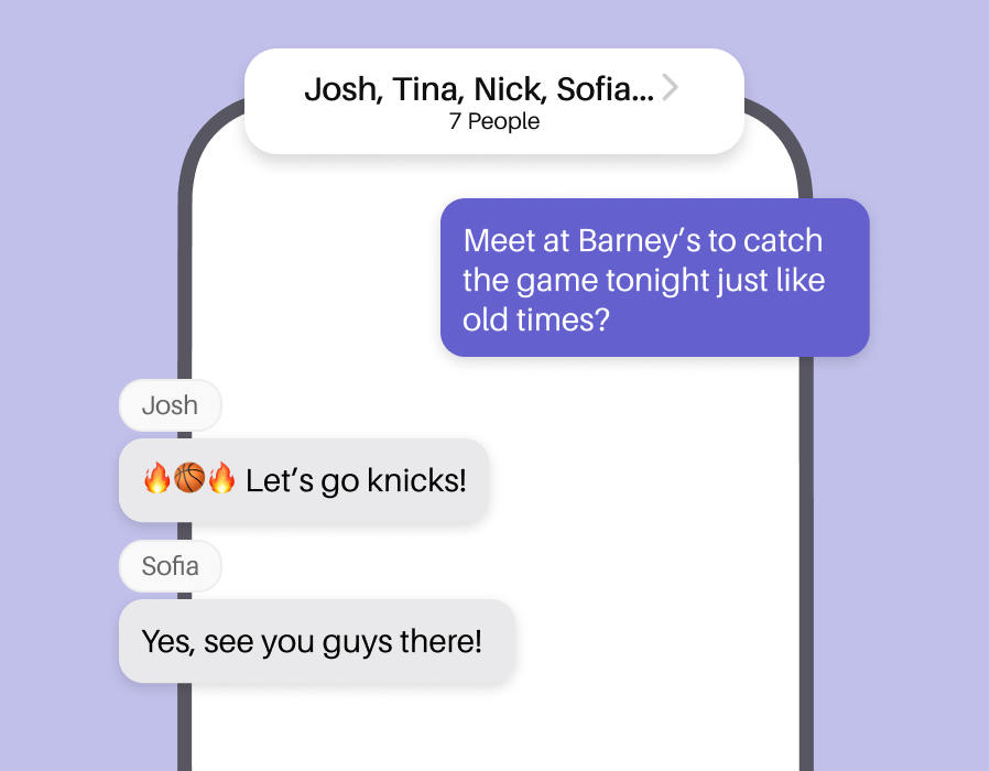 group chat with friends